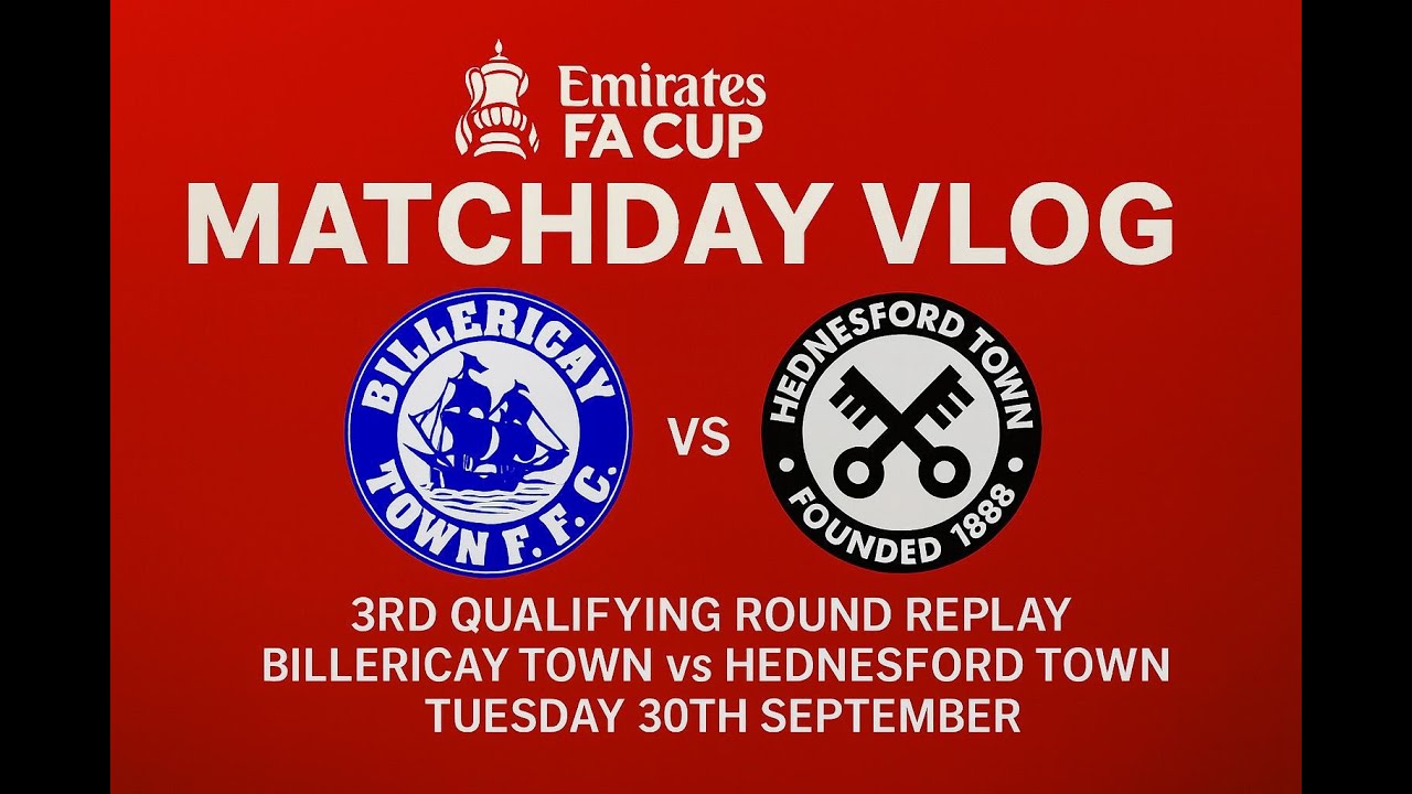 First Night Game of the Journey | Billericay vs Hednesford | FA Cup 3rd Qualifying Round Replay!