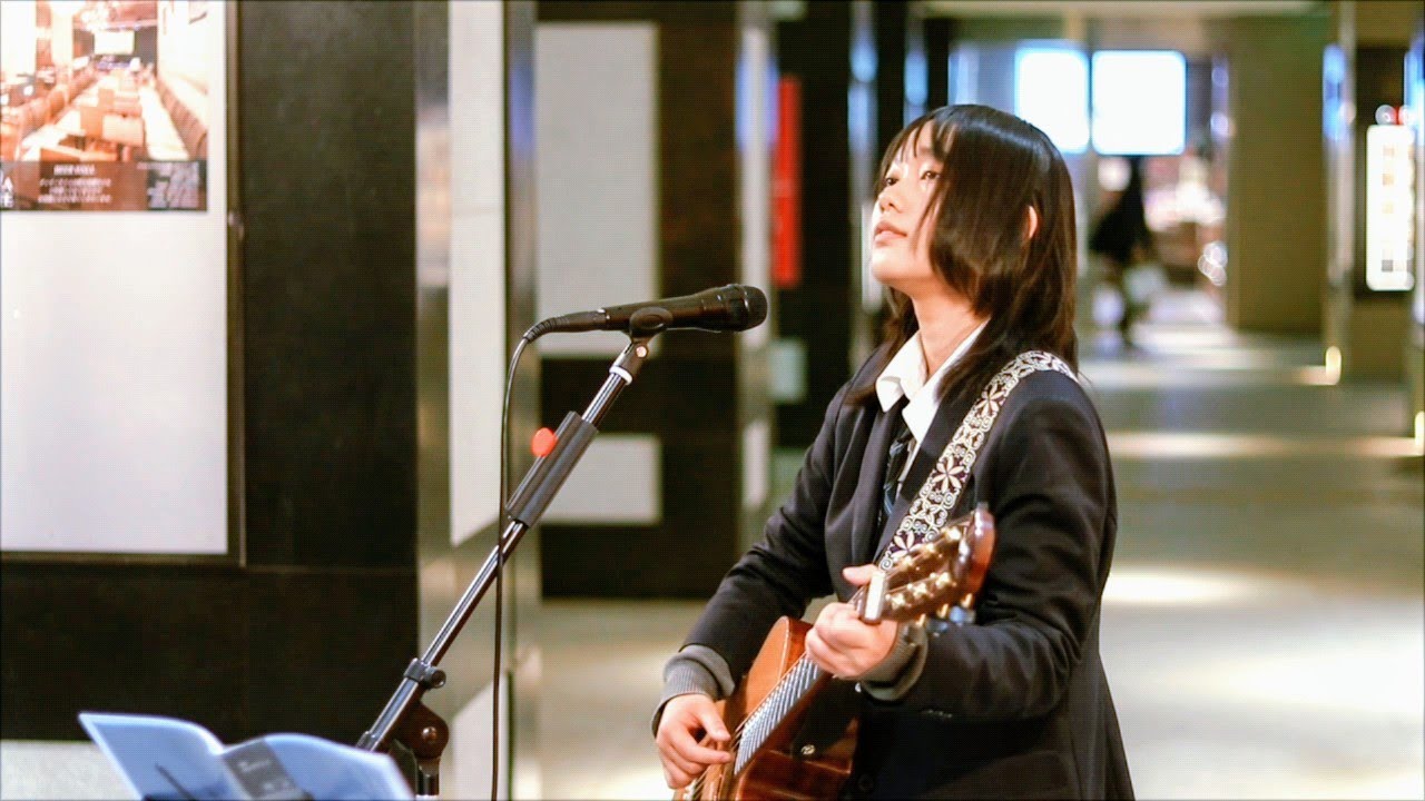 神田川/かぐや姫(南こうせつ) 小杉ゆん 路上ライブ 日本橋 Music Liver