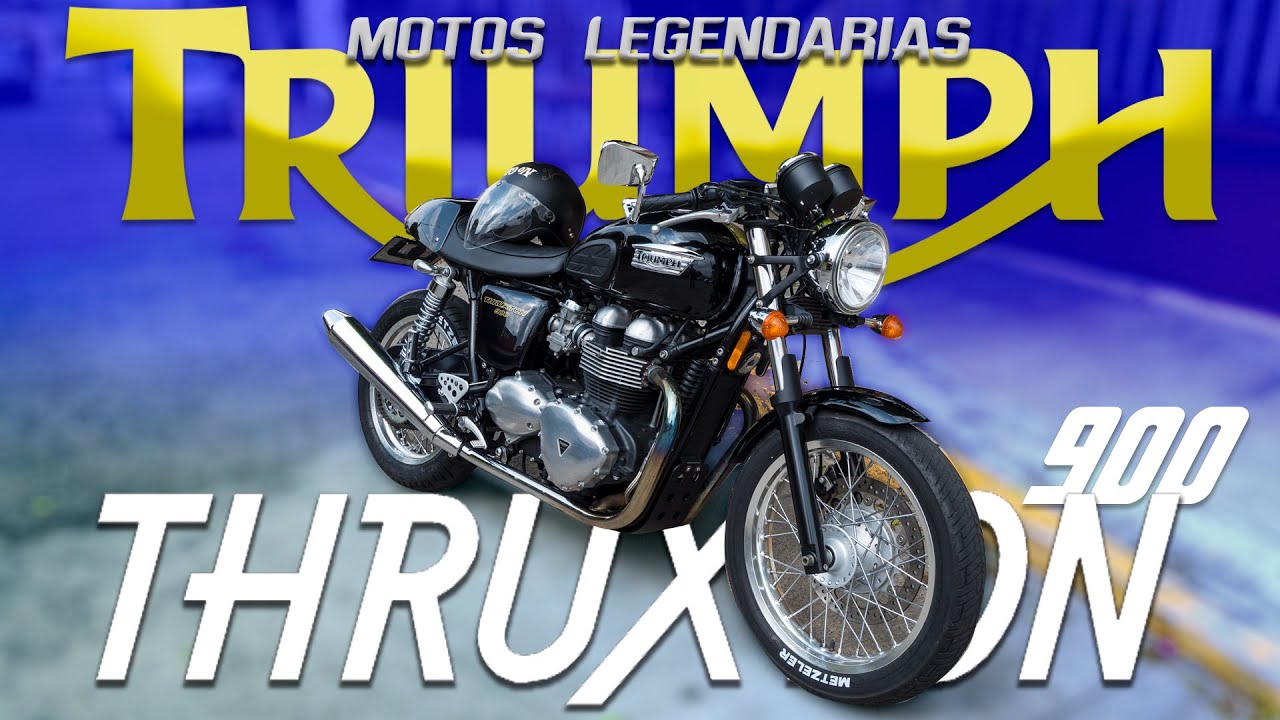Motos Legendarias TRIUMPH THRUXTON 900 UNA CAFE RACER REAL Y AUTENTICA ¿VALE LA PENA?