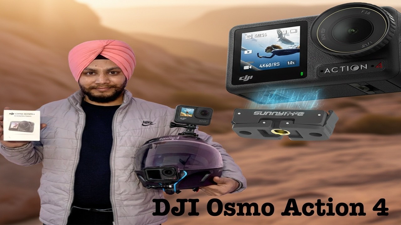 DJI Osmo Action 4 /Best 4k Action Camera in 2026 / Unboxing / Review / Motovlog Setup
