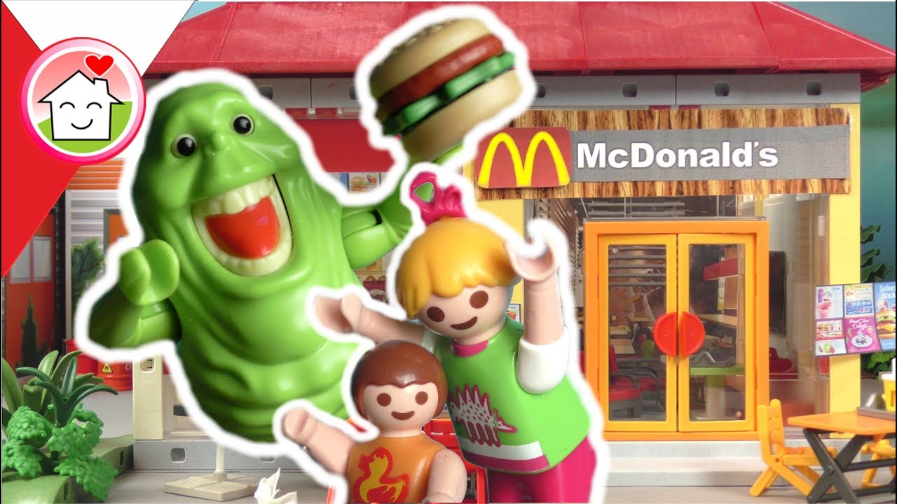 Playmobil Ghostbusters po polsku Pogromcy duchów w McDonalds - Rodzina Hauserow