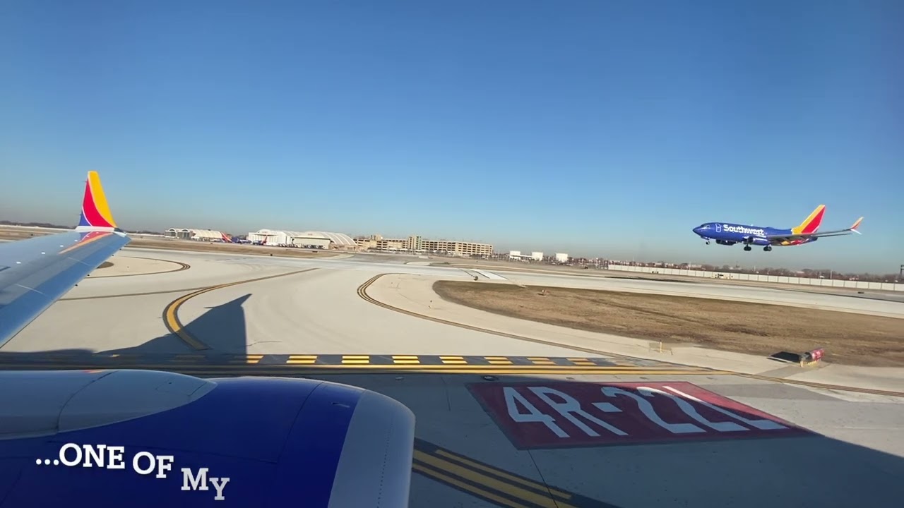 SPOTTED MY FAVORITE JET | 737 Departure from MDW [w/ ATC Audio]