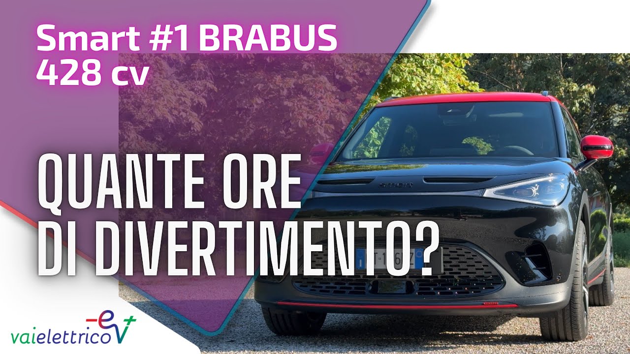 Smart #1 BRABUS: e se l’AUTONOMIA la esprimessimo IN ORE invece che in KM? ;-)