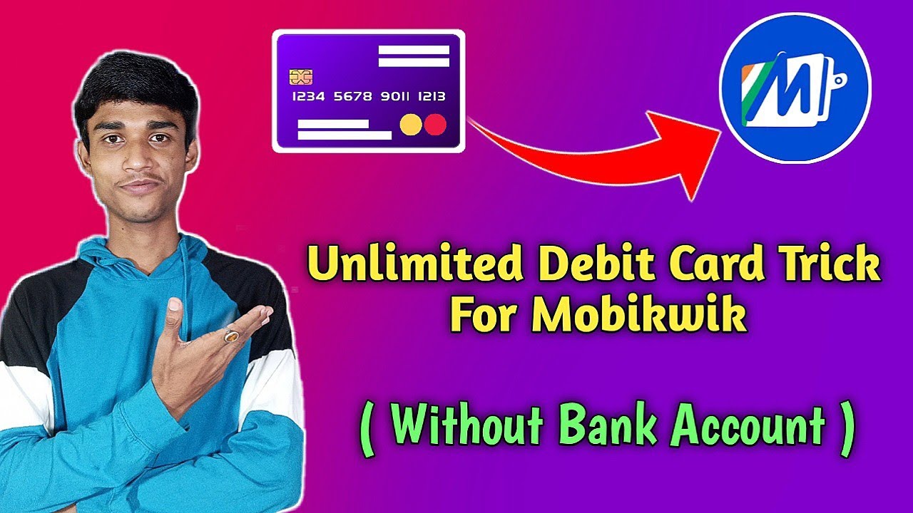 Unlimited Debit Card Trick For Mobikwik || No Need Bank Account || Pay Using Prepaid Virtual Card