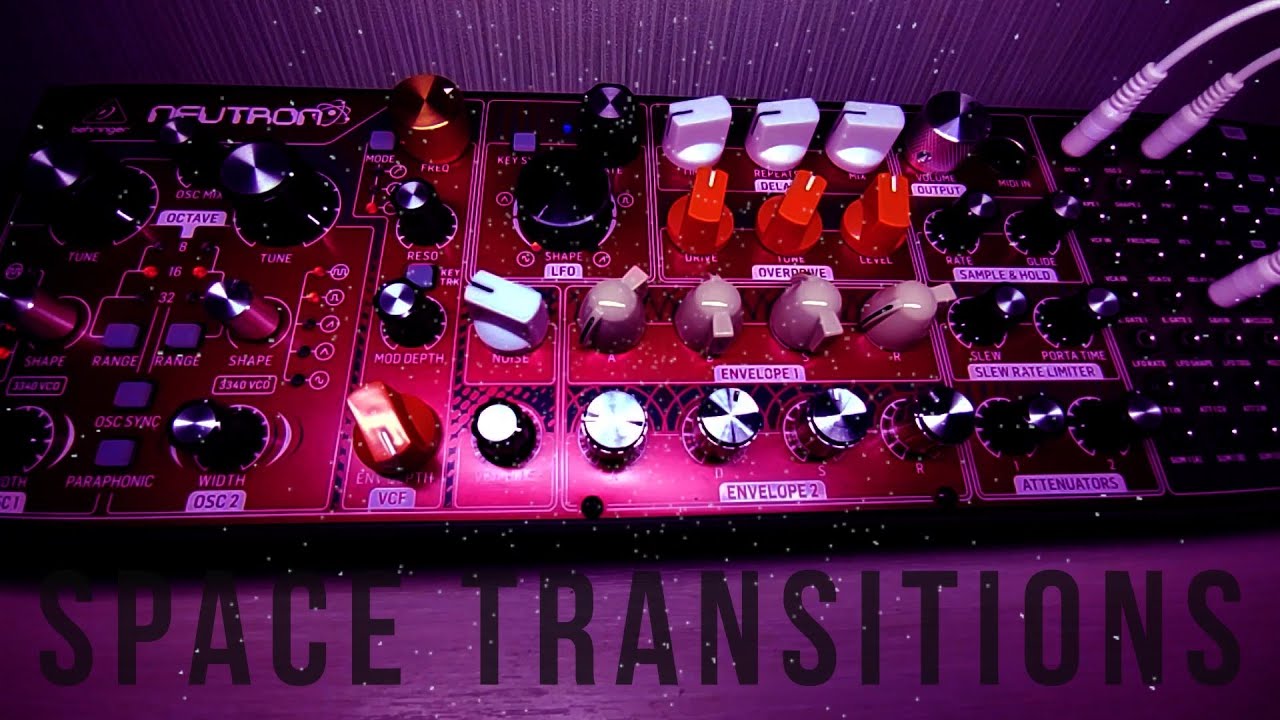Behringer Neutron Ambient Drone patch | Space Transitions | with reverb