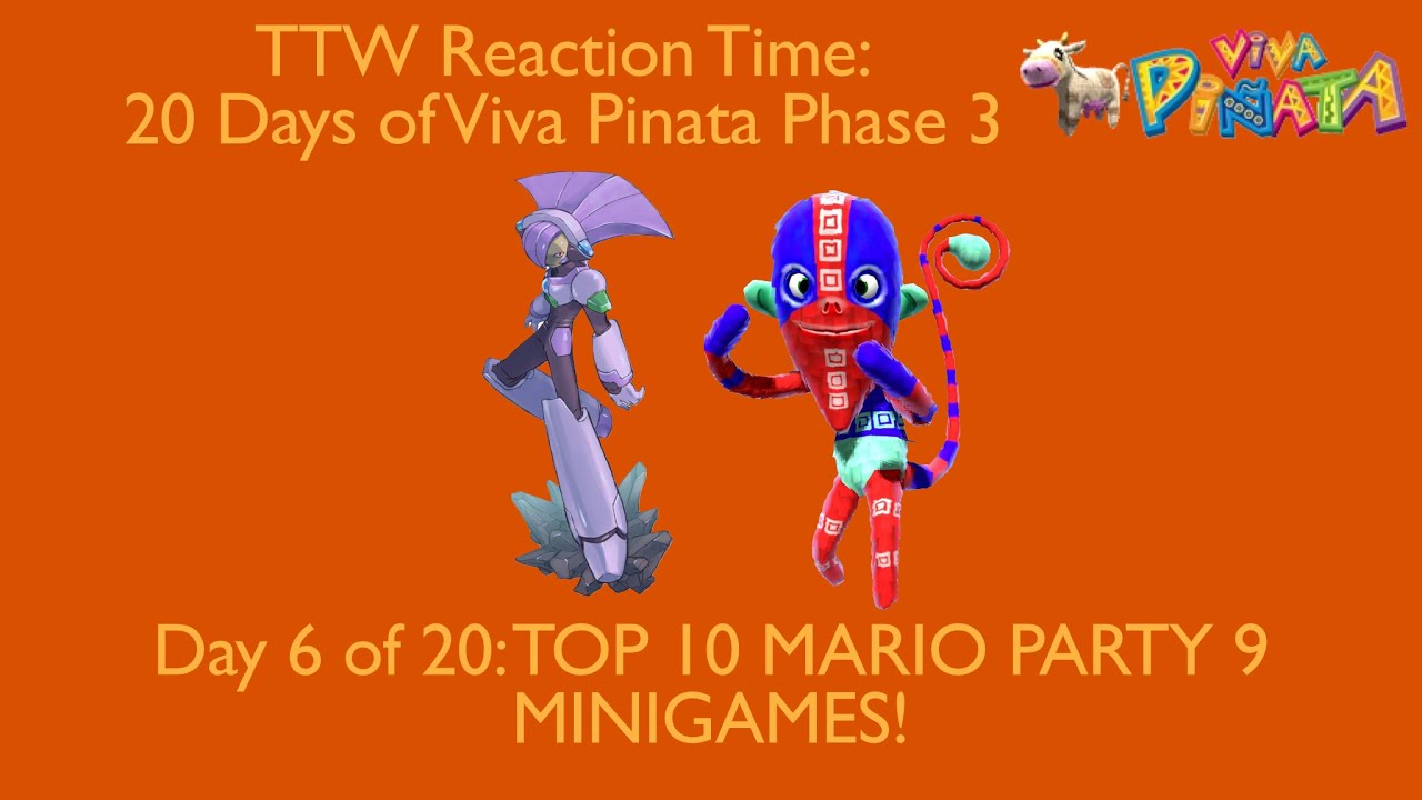 Toono This Weekend Reaction Time: 20 Days of Viva Pinata Phase 2: Top 10 Mario Party 9 Minigames