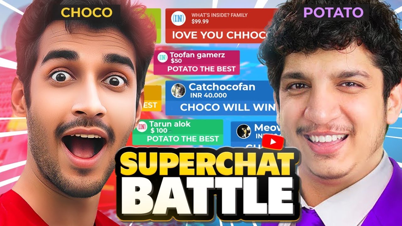 CHOCO VS POTATO - SUPERCHAT BATTLE | CHARITY STREAM