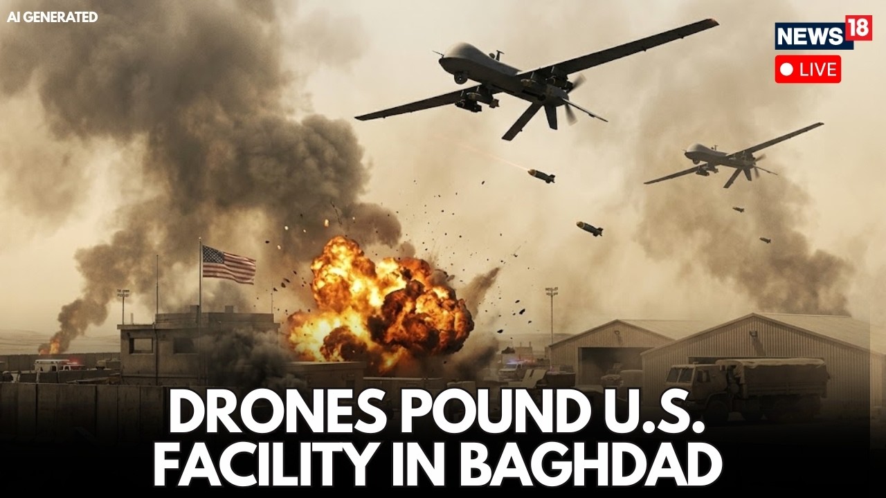 US Iran War Live: Drones Hit U.S Facility In Baghdad After Tehran Rejects Ceasefire Deal By Trump