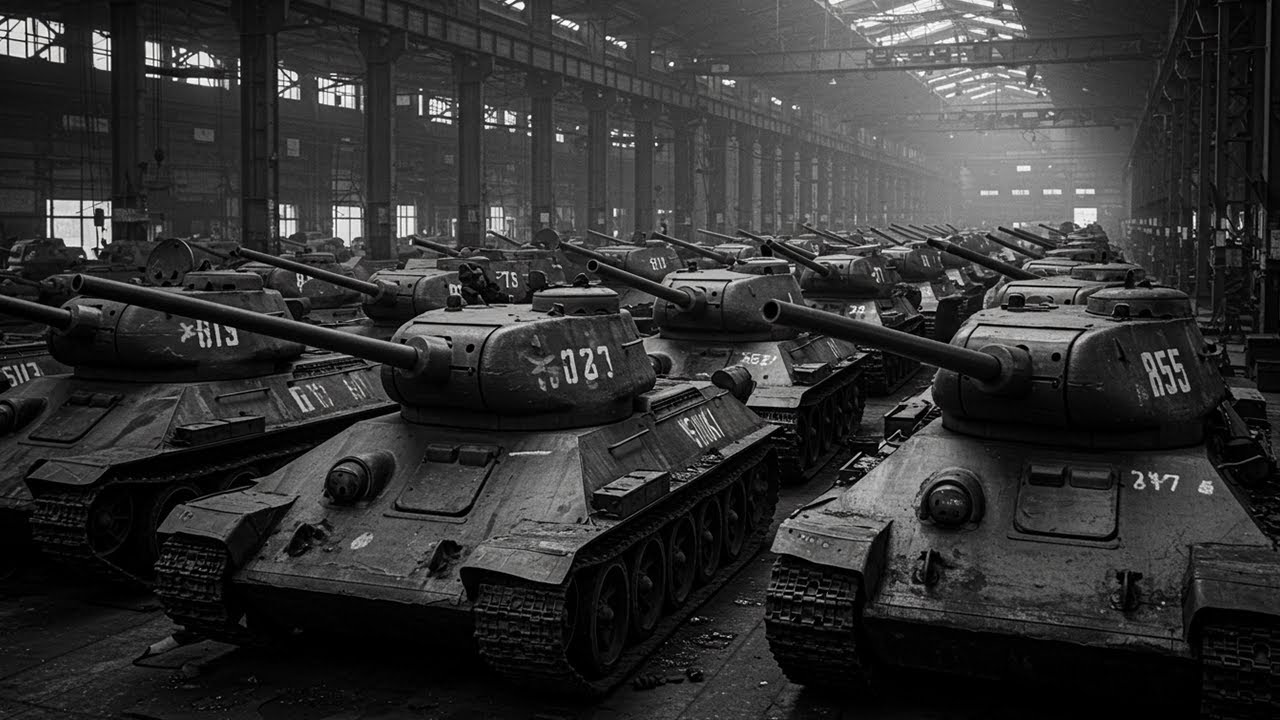 Jak Sověti vyrobili více než 80 000 tanků T-34?