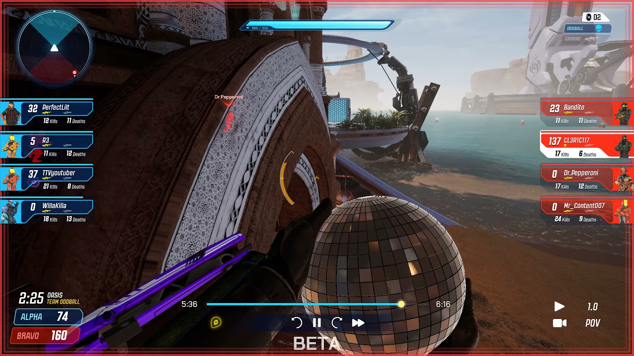 Splitgate Oddball Escape FTW