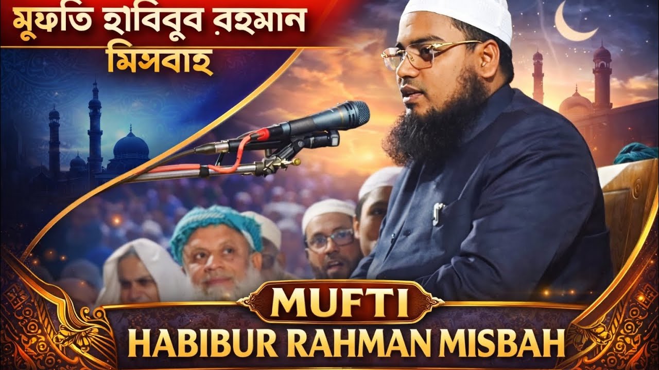 জীবন বদলে দেওয়া কথা | মুফতি হাবিবুর রহমান মিসবাহের হৃদয় ছোঁয়া বয়ান Habibur Rahman Misbah 