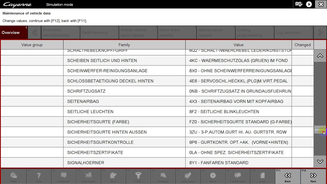 Porsche Option Change Coding with PIWIS 3