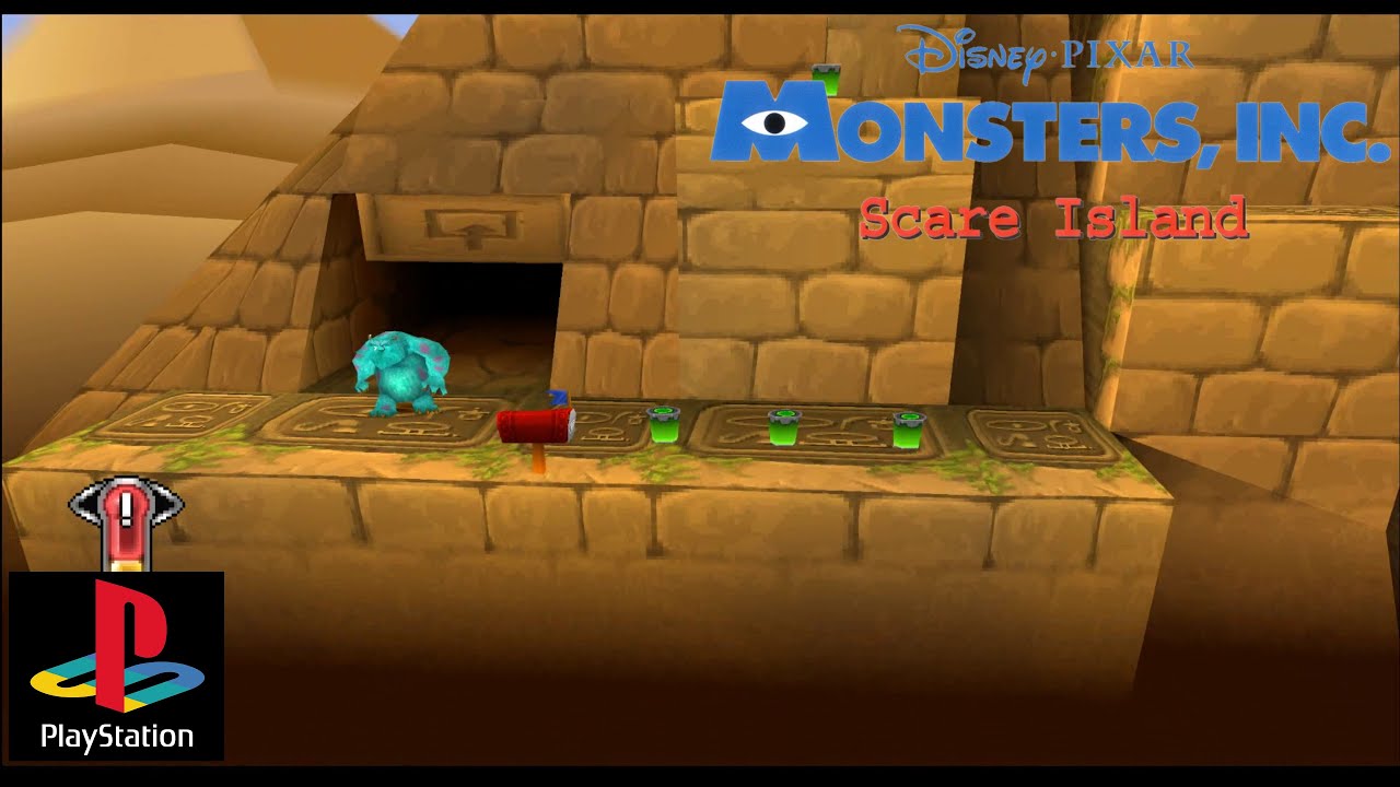 Disney Pixar: Monsters, Inc. Scare Island (PlayStation) 100% Walkthrough - Part 5 (Desert Grounds)