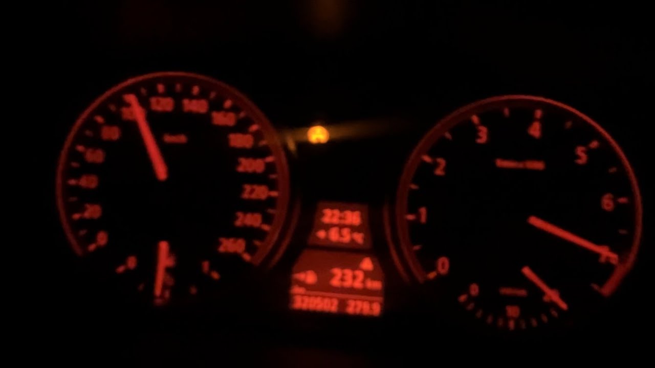 BMW E61 530i N52 manual 0-135 km/h acceleration