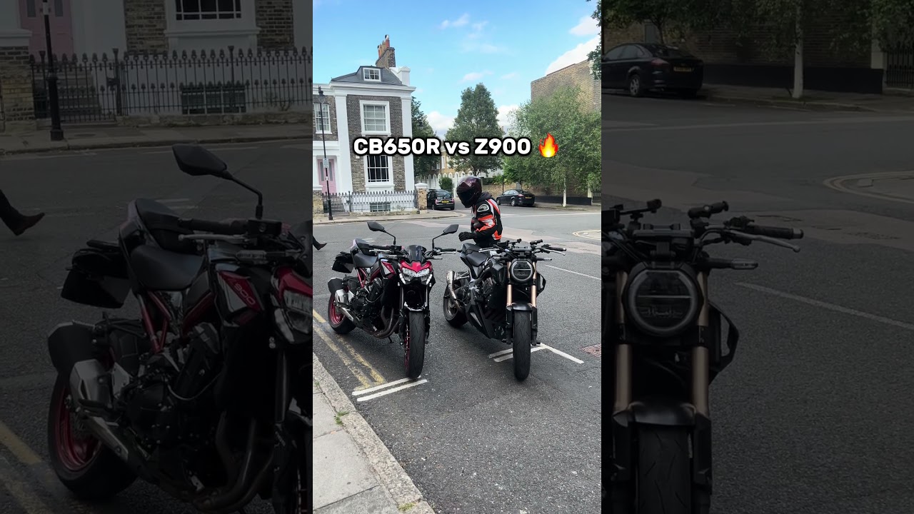 CB650R vs Z900 🔥 