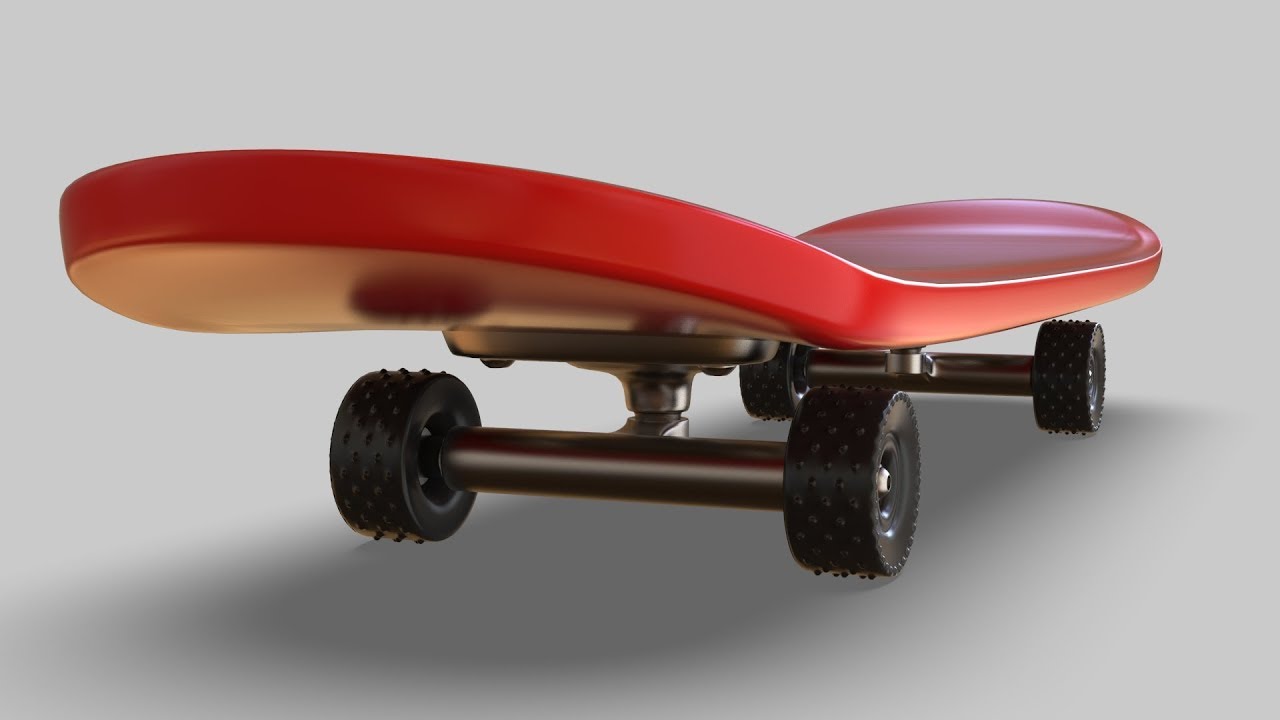 Skateboard Blender 2.8 Modeling