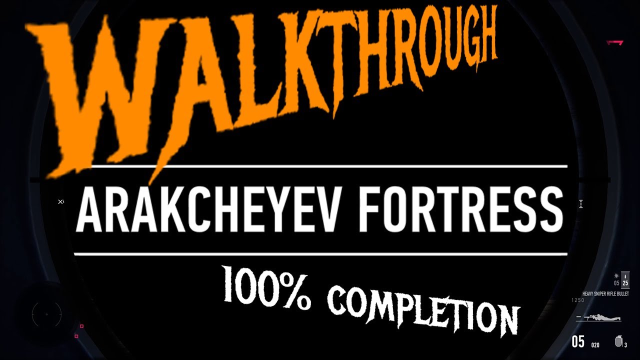 sniper ghost warrior contracts  Arakcheyev fortress walkthrough 100% completion killing everybody