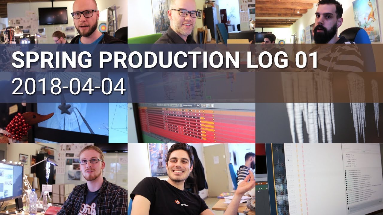 Spring Production Log 01 &ndash; Final layout, animation tests and environments