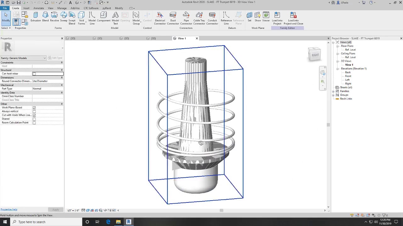 Post Tension Tendons in Revit_Part 1: Creating PT Families