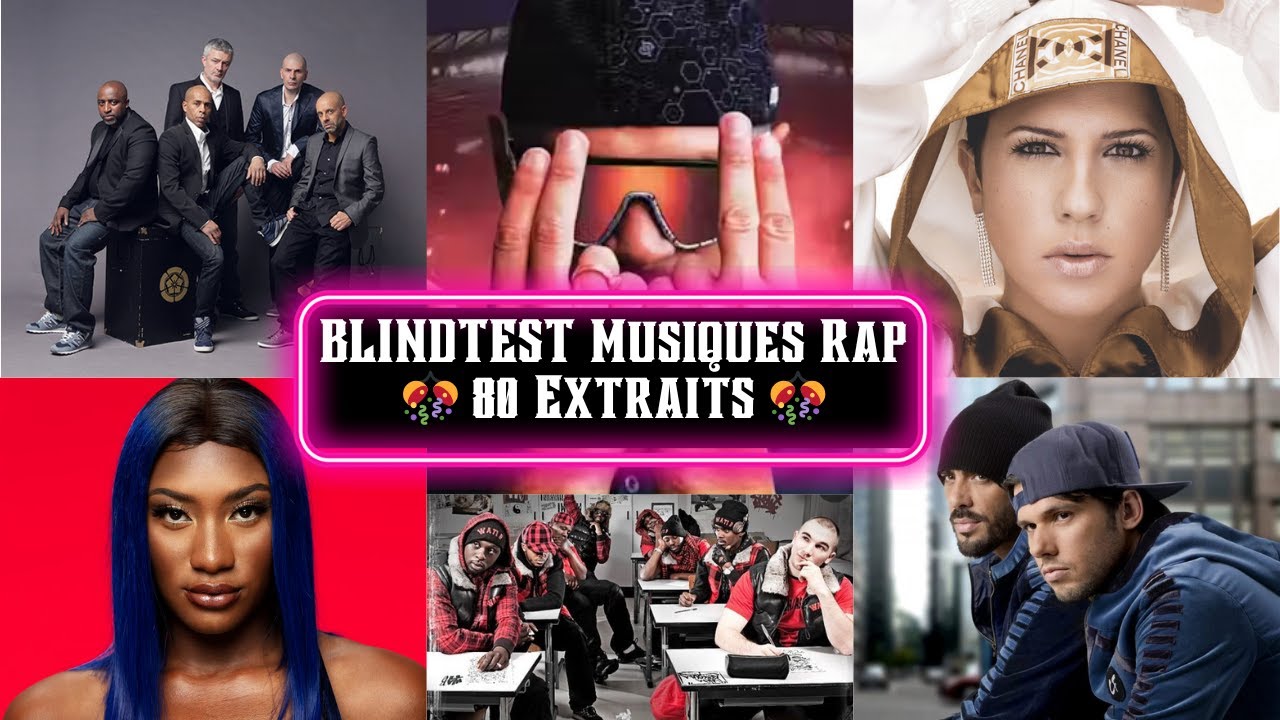 BLINDTEST RAP - 80 Extraits (1990 à 2025)