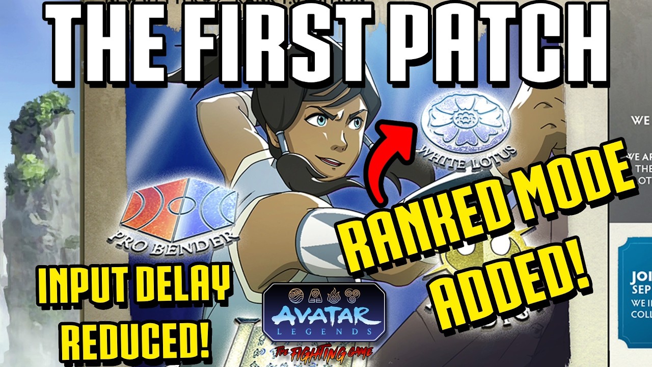 Avatar Legends First Patch adds Ranked Matches, Reduces Input Delay & More!
