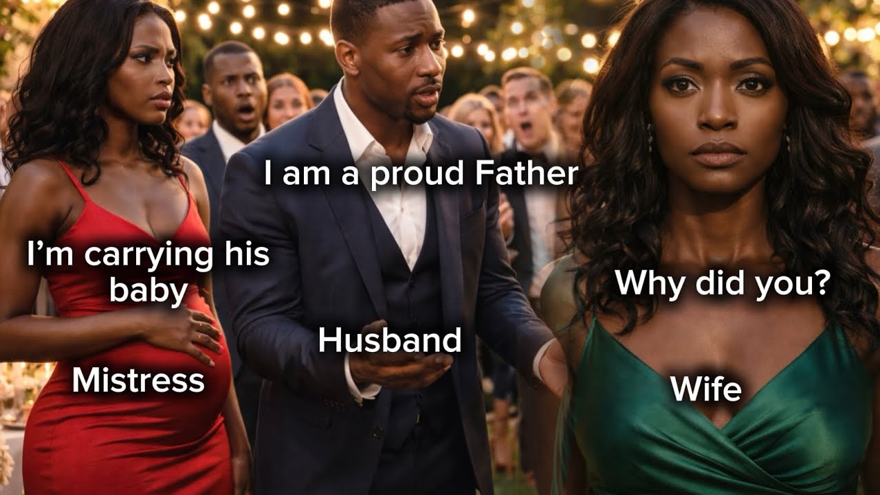 “I’M PREGNANT” – MISTRESS SAID DURING WIFE’S BIRTHDAY PARTY, HUSBAND WAS GLAD– BUT WIFE LAUGHED LAST
