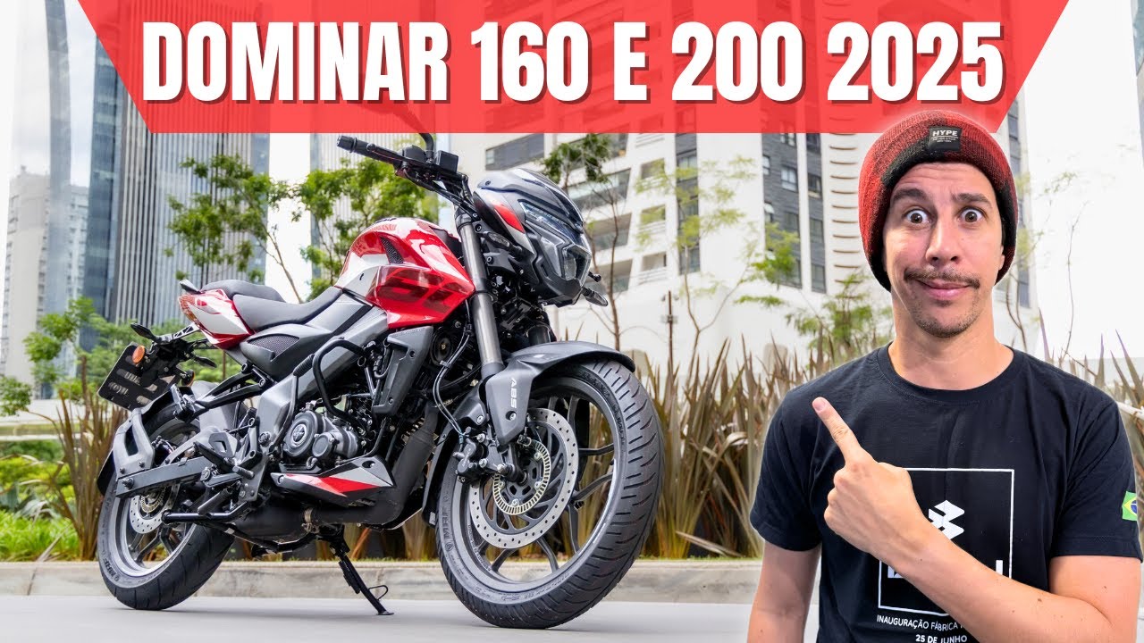 NOVAS BAJAJ DOMINAR 160 E DOMINAR 200 NO BRASIL ATÉ COM MODOS DE PILOTAGEM!