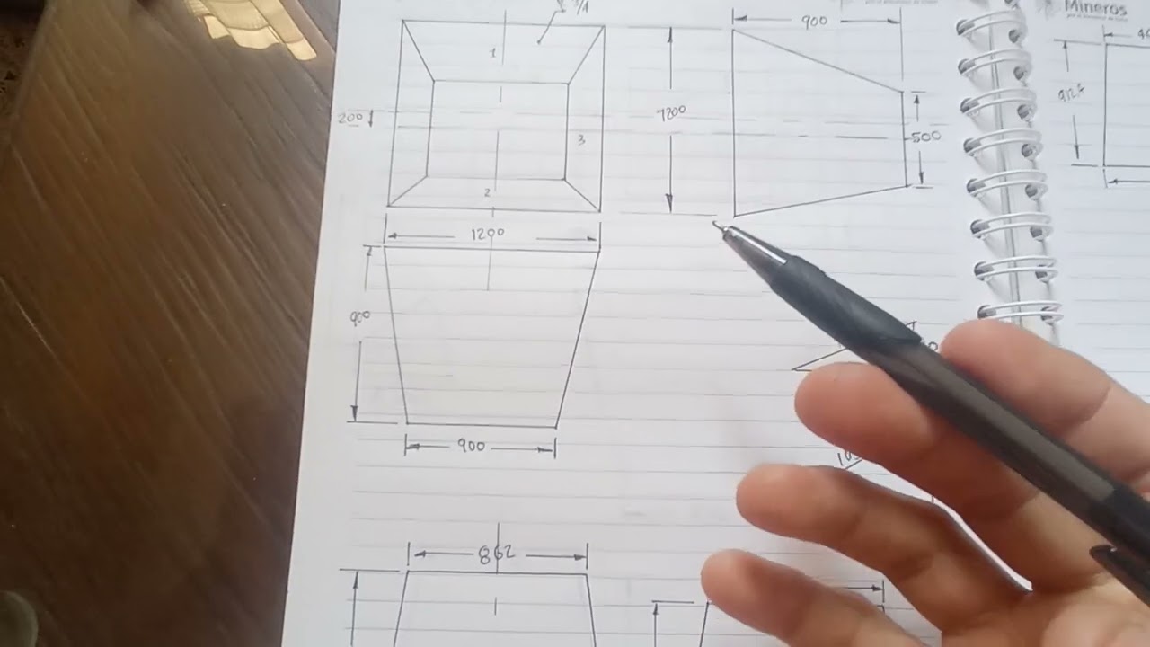 cálculo de una tolva exentrica