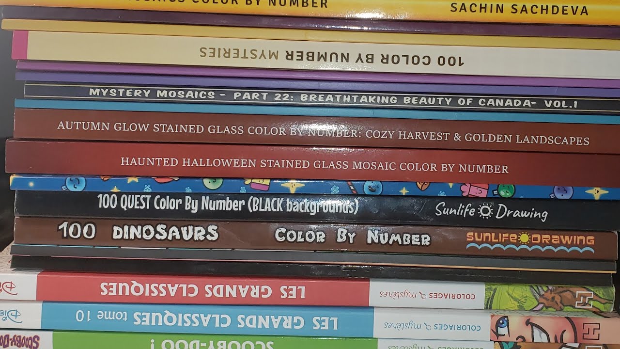 Colouring book haul 