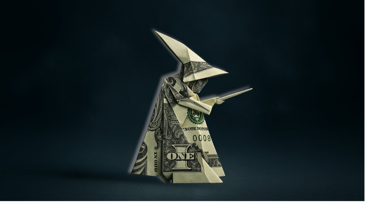 Money Origami Wizard – Create a Magical Wizard with Dollar Bills!