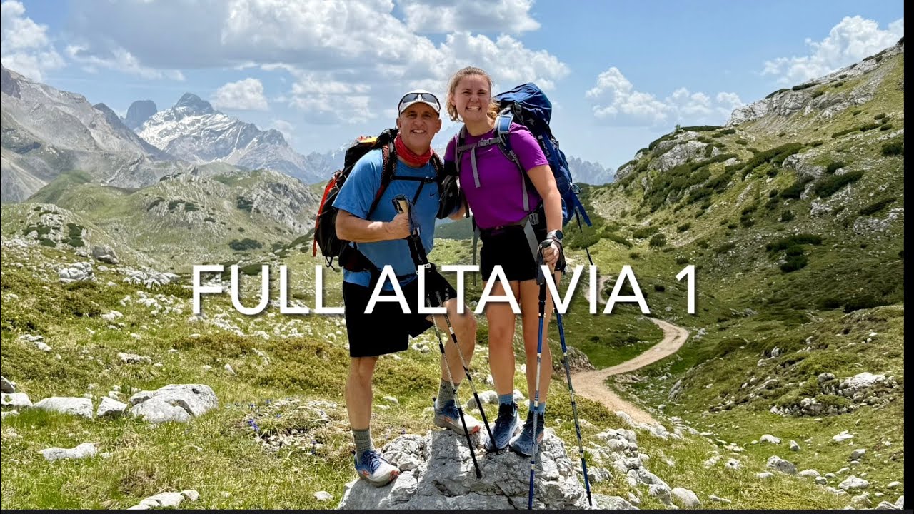 Alta Via 1 — 8-дневный поход для отца и дочери.