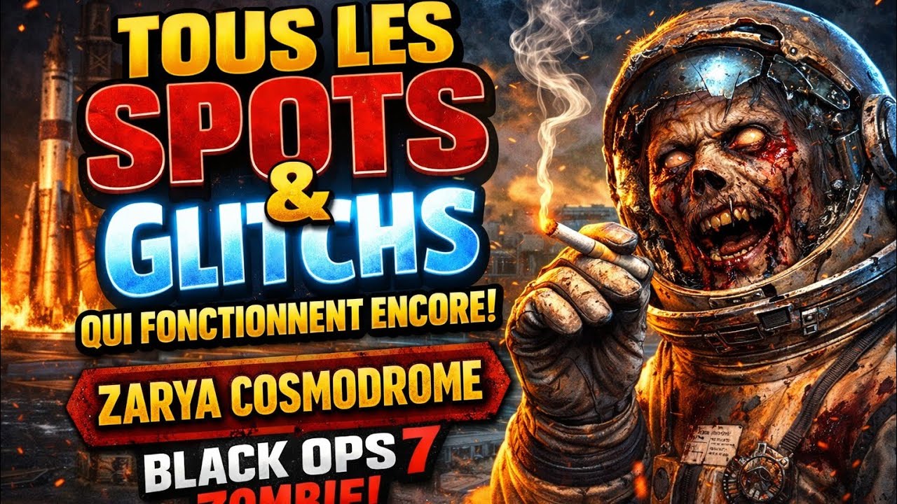 Vidéo spéciale zarya cosmodrome BLACK OPS 7 GLITCH / SPOT / ASTUCE