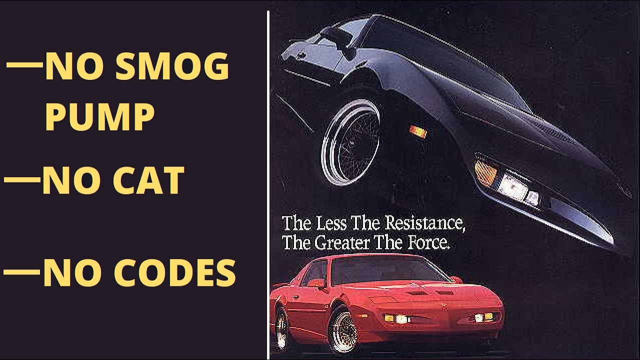 How To De-Smog a Third Gen F-Body (the Cheap Easy Way!)