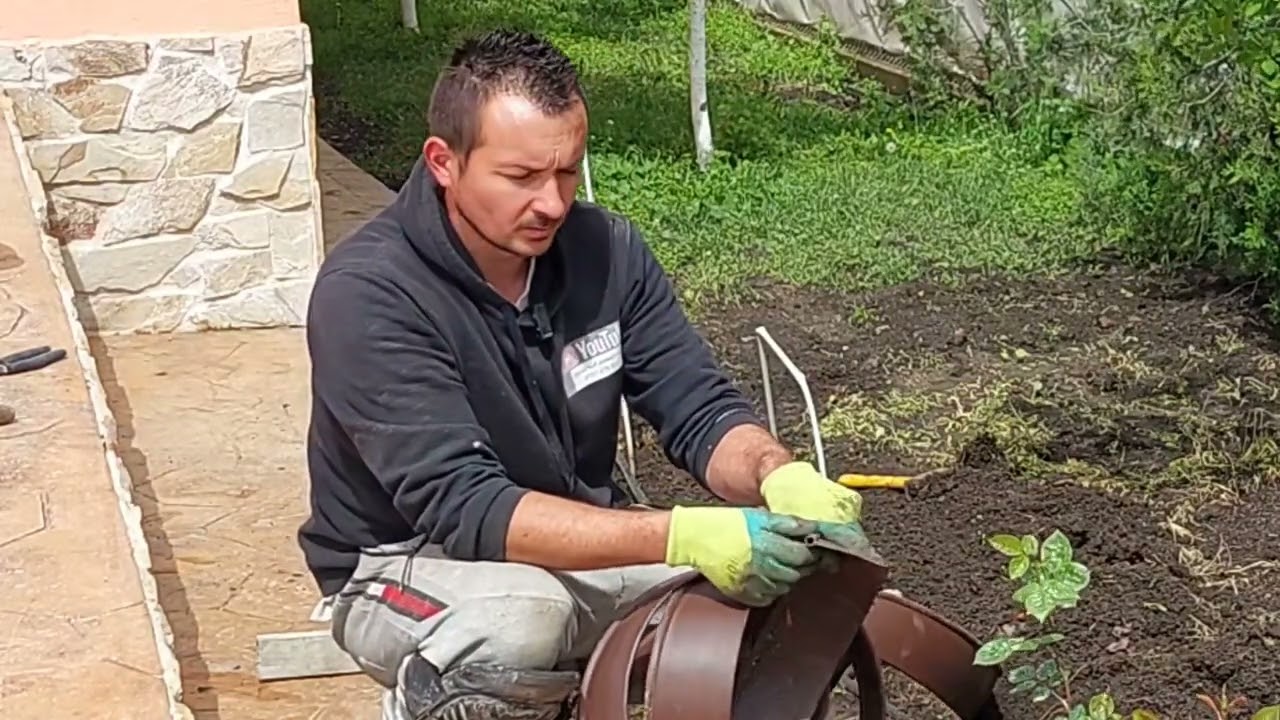 Cum se montează corect separatorul de gazon și piatră