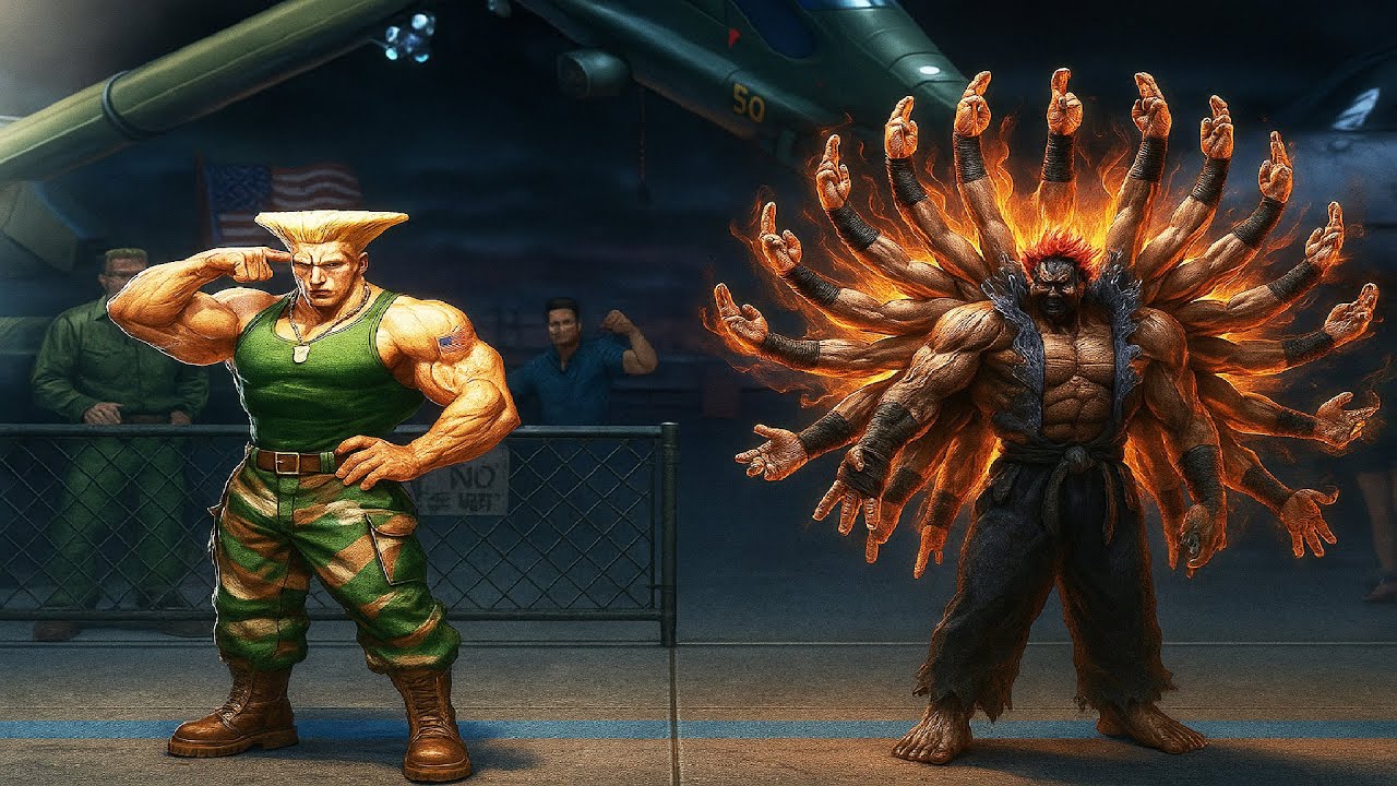 WIND GUILE VS AKUMA OROCHI