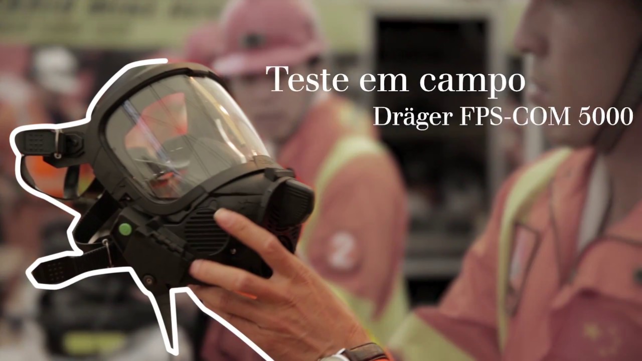 Teste de campo com o Dräger FPS-COM 5000 durante operações de resgate subterrâneas