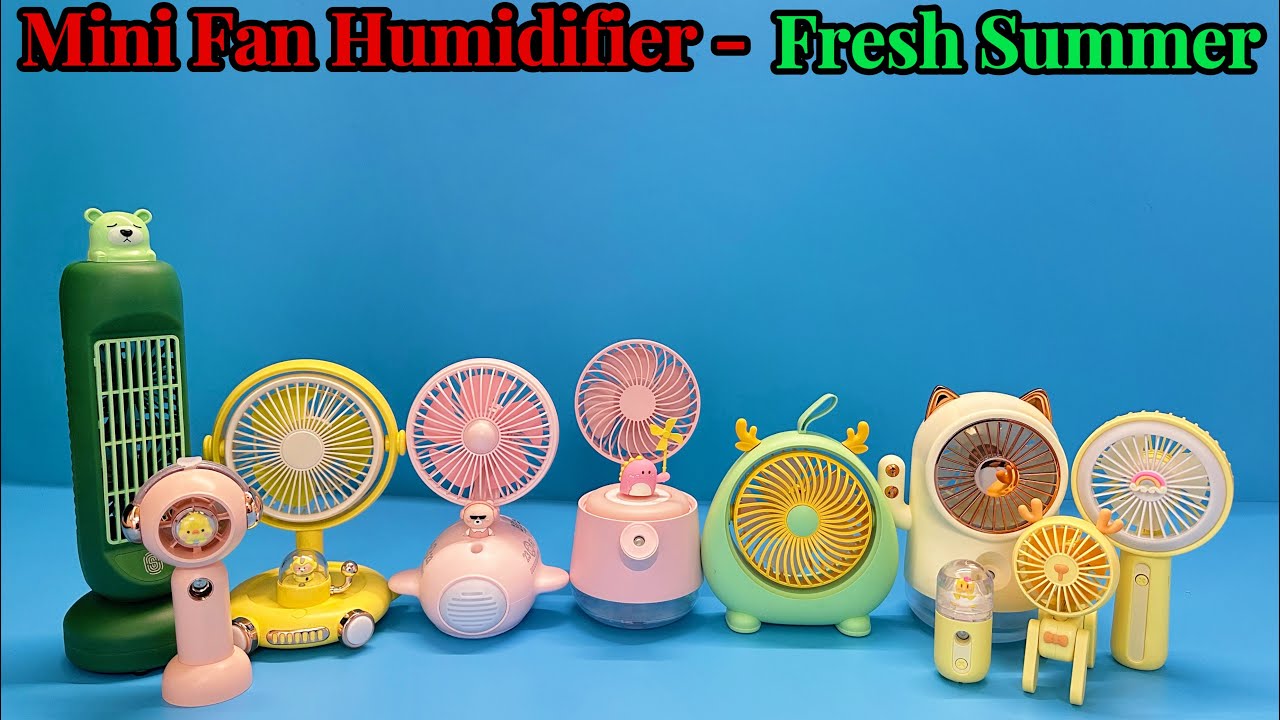 Mini Fan Humidifier - Air Conditioner WaterSpray Fashion USB Fan | Unboxing And Review