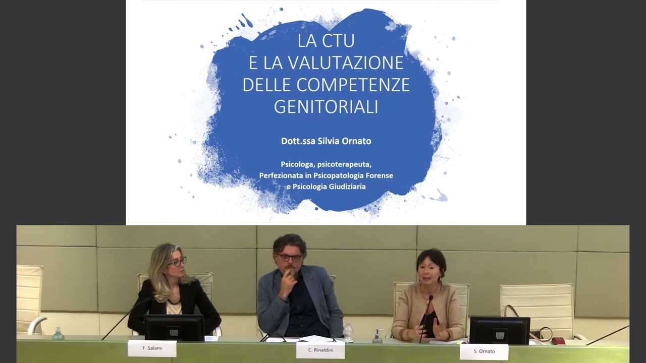 La CTU in tema di separazione, divorzio, affidamento - Dott.ssa S. Ornato