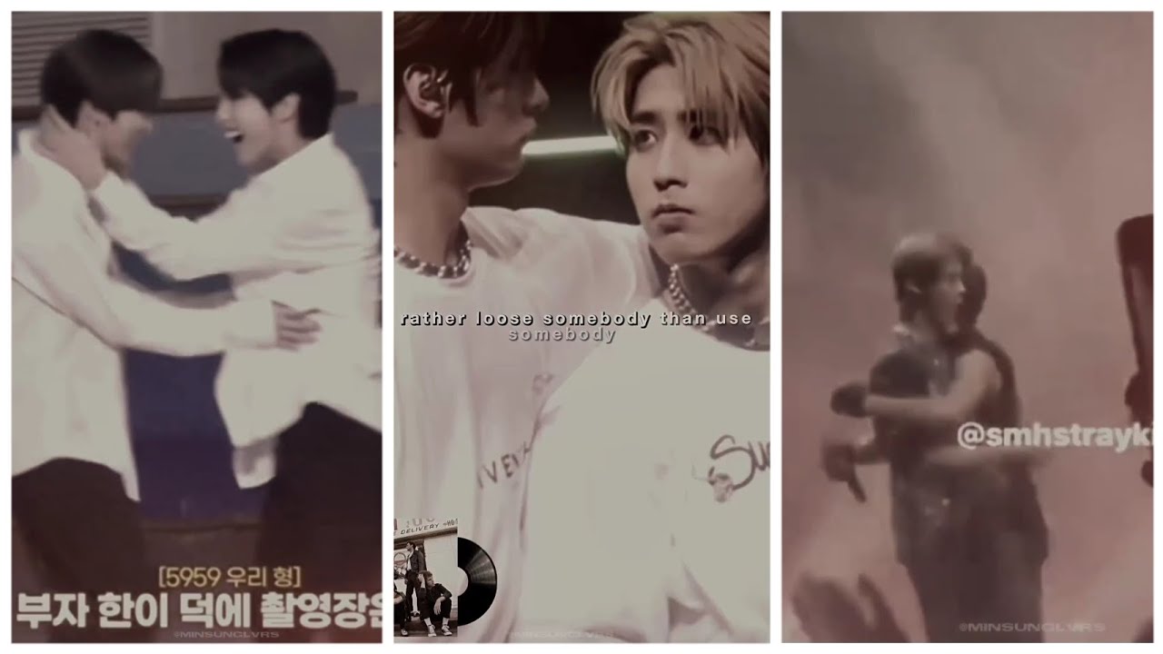 Minsung tiktok and shorts compilation for a better day and it's been so long