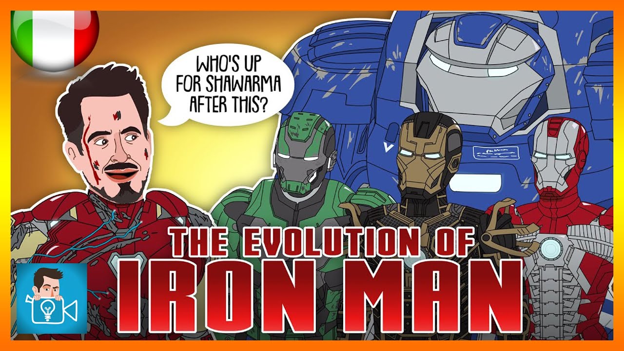 L'evoluzione di Iron Man / Tony Stark | TELL IT ANIMATED ITA