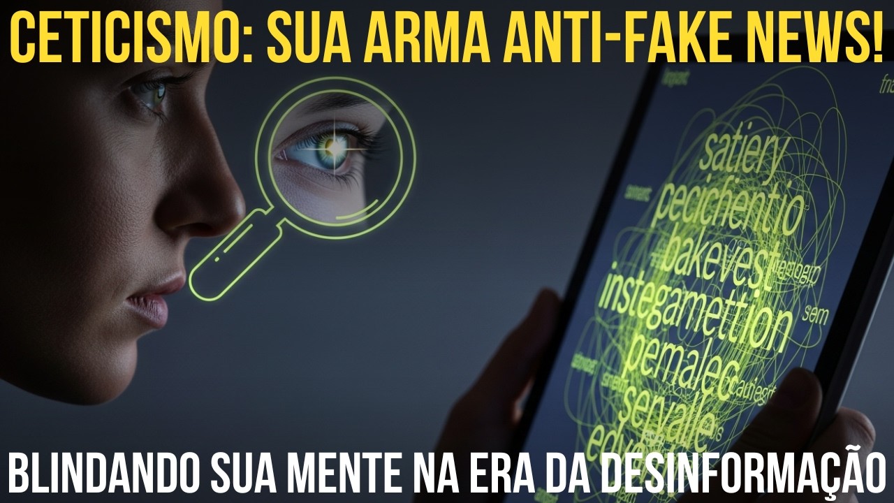 🚨 CUIDADO! Como o Ceticismo FILOSÓFICO te protege da Desinformação (Aprenda a PENSAR!)