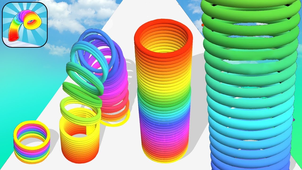 SLINKY HOP - Max Levels Free Gameplay Walkthrough (Android,iOS) Latest Update