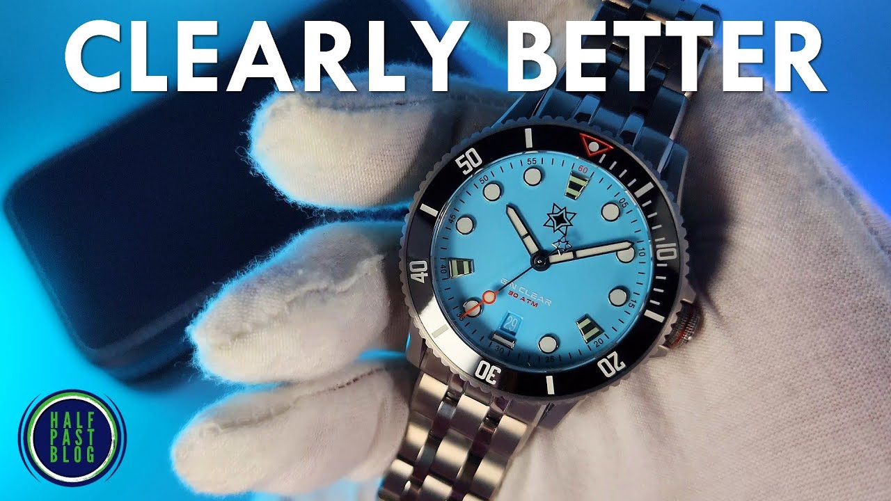 Improved in every way: The GIN CLEAR MK II 300 meter diver by Second Hour Watches.