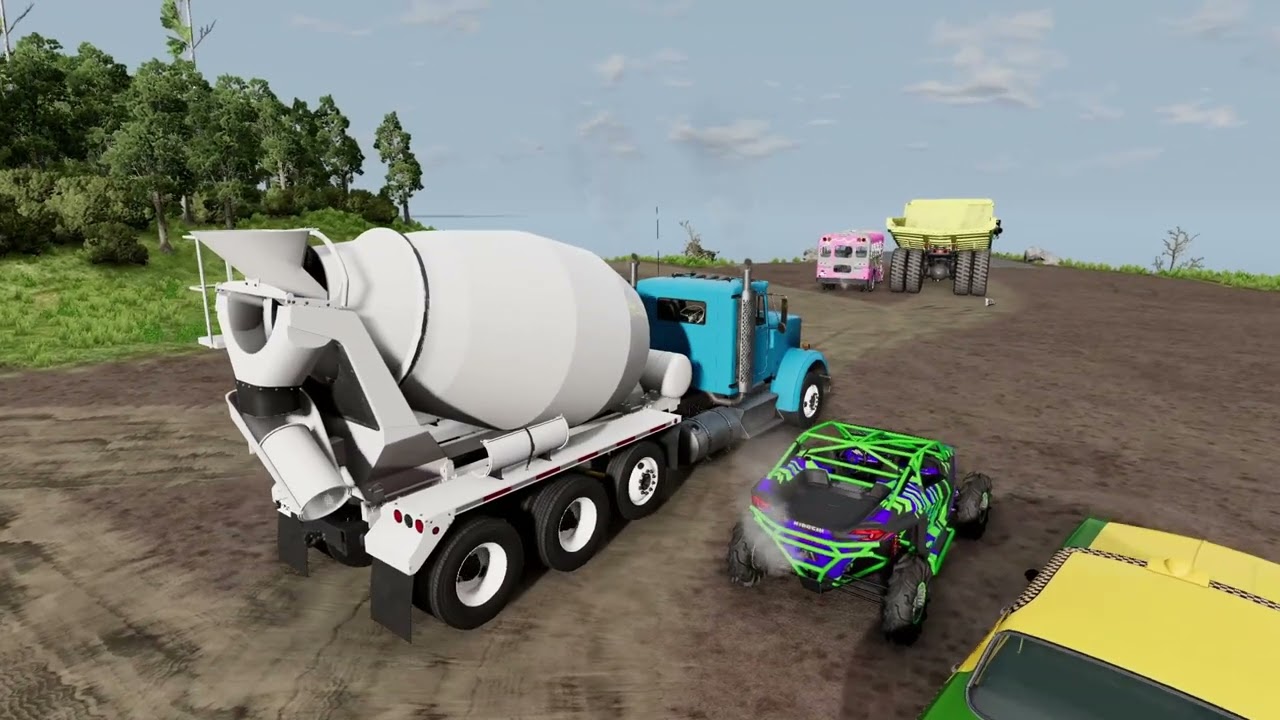 Realistic High-Speed Car Crashes in BeamNG.drive 