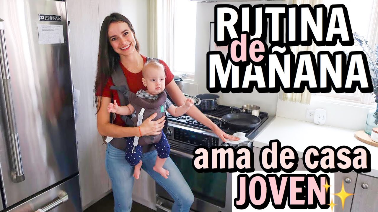 RUTINA DE MAÑANA PARA LIMPIAR, COCINAR Y CUIDAR BEBÉ | AMA DE CASA JOVEN | ALEJANDRA C MALDONADO