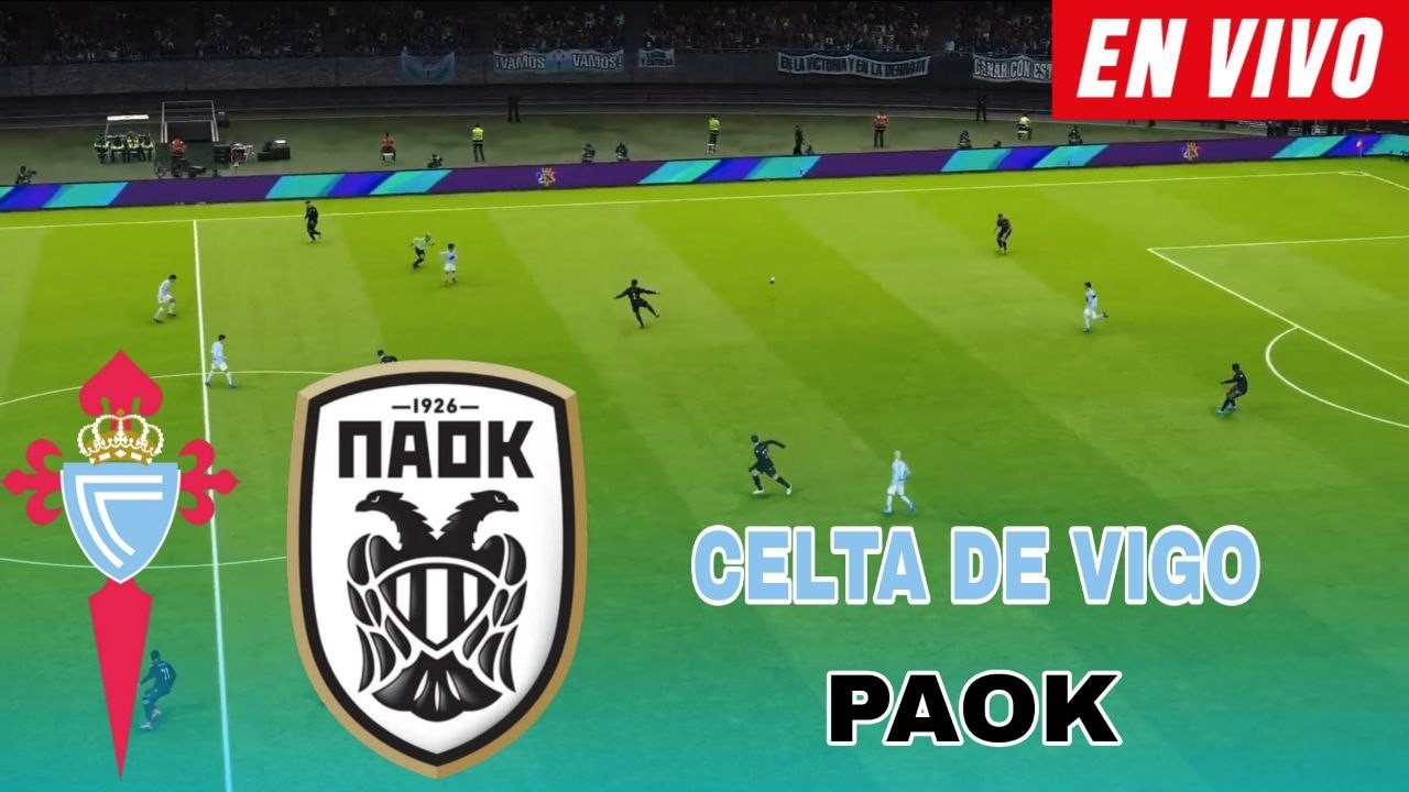 Celta de Vigo vs PAOK Europa League 2026 Partido Simulación PES 21