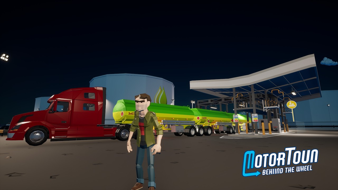 Motor Town Behind The Wheel Hauling Crude Oil