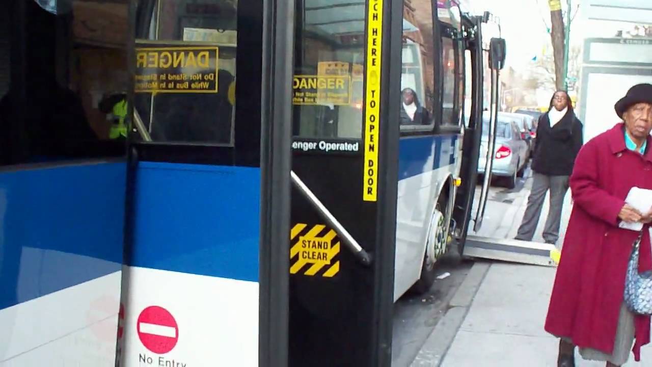 Special: DesignLine EcoSaver IV #1303 on the M1 with ADA access at East 125th St-Madison Avenue [HD]