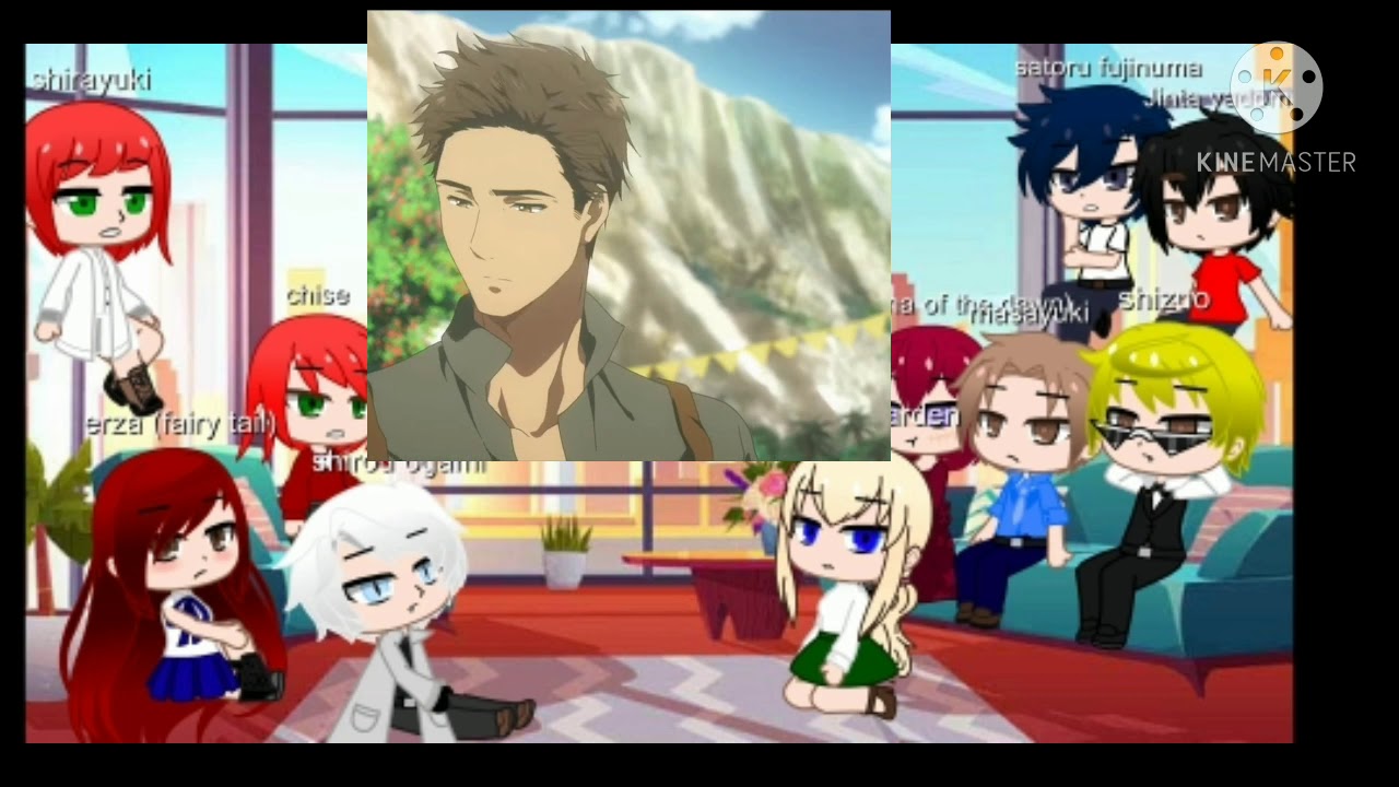 Anime protagonist react to Amvs part 3