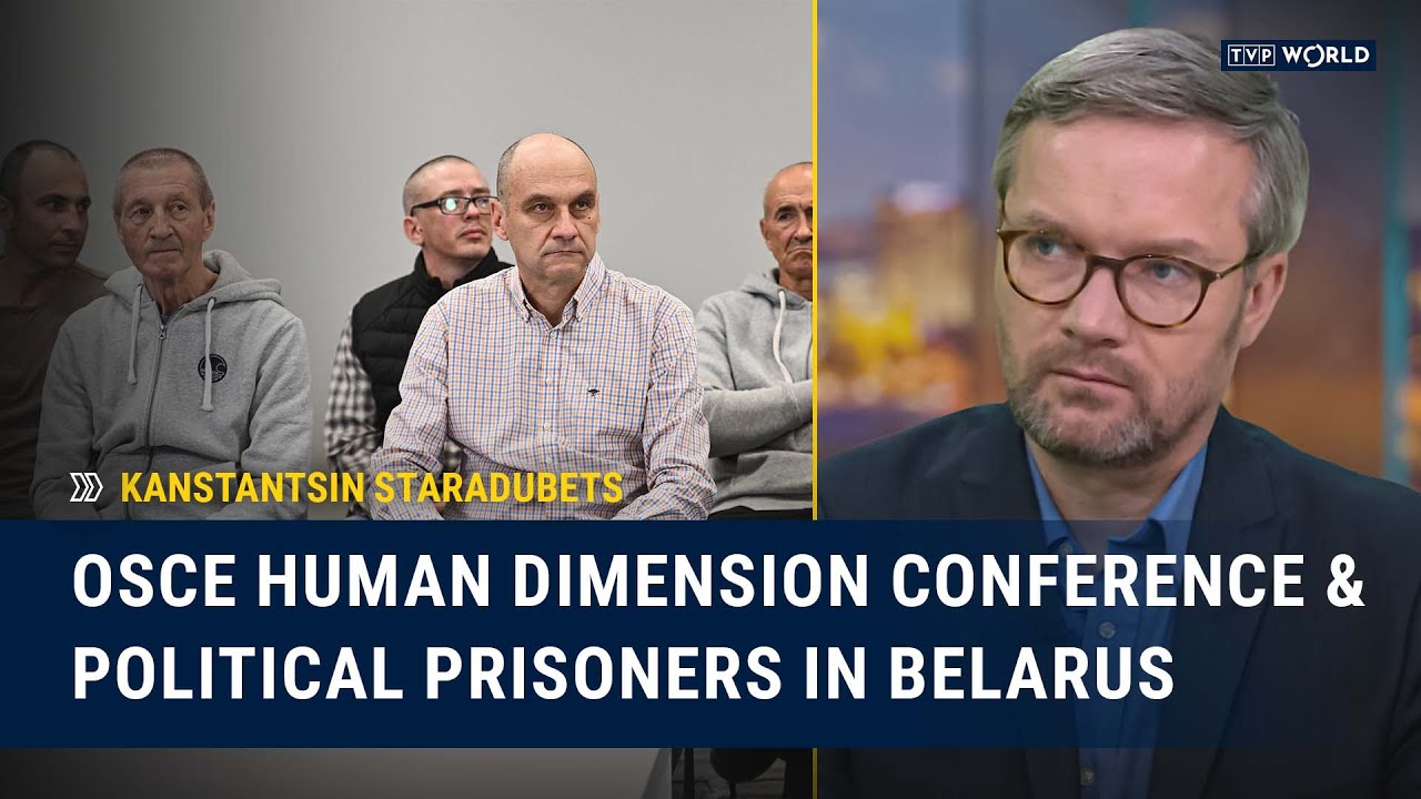OSCE Human Dimension Conference & Political Prisoners in Belarus | Kanstantsin Staradubets